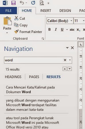search for certain words on a page mac